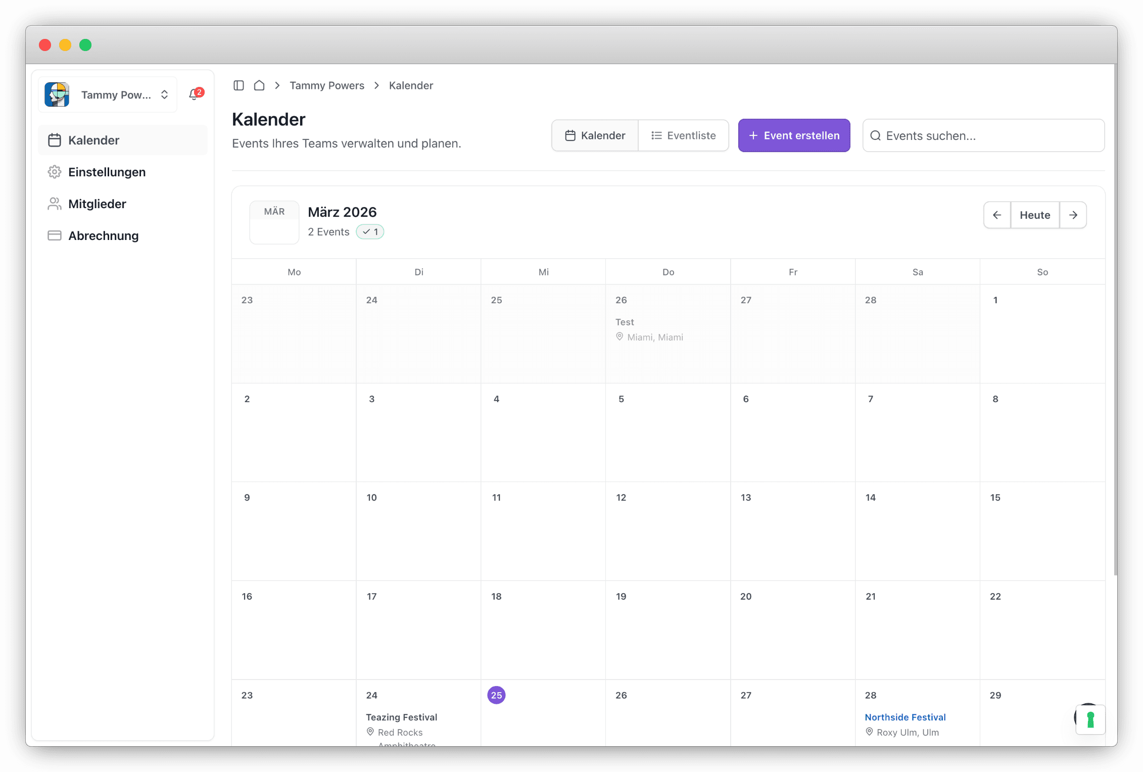 CrewCue Web-Dashboard